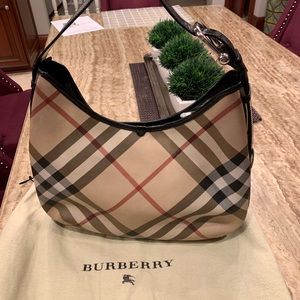 Authentic Burberry hobo bag